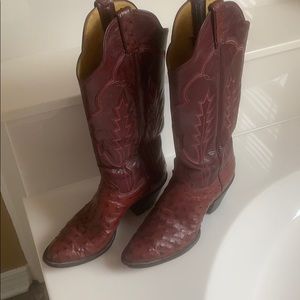 Ostrich Boots